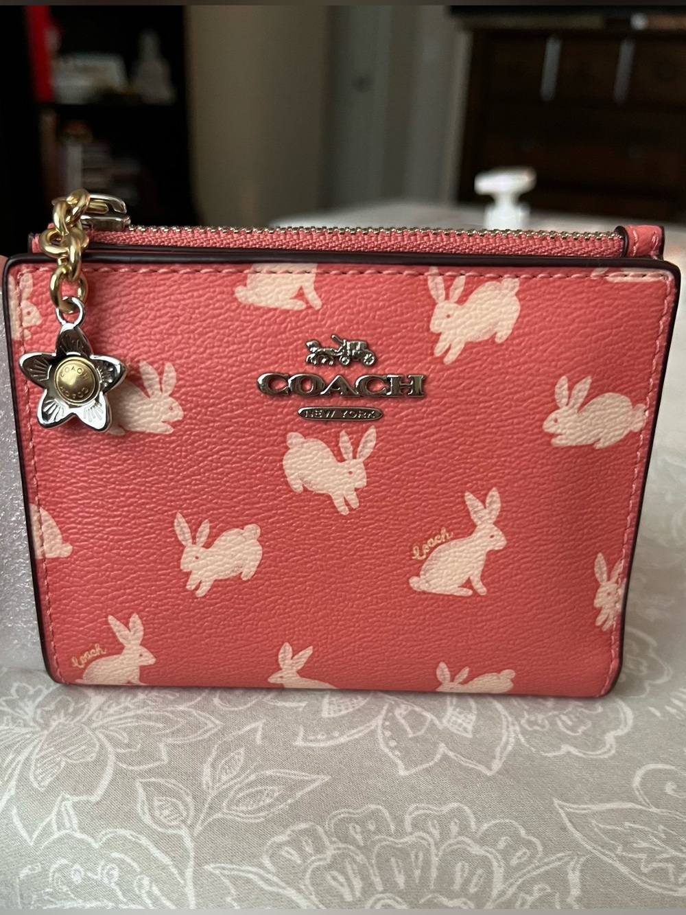 Coach Bunny Wallet NWT 🤍